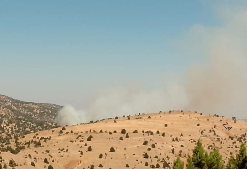 حريق كبير في جرود الهرمل