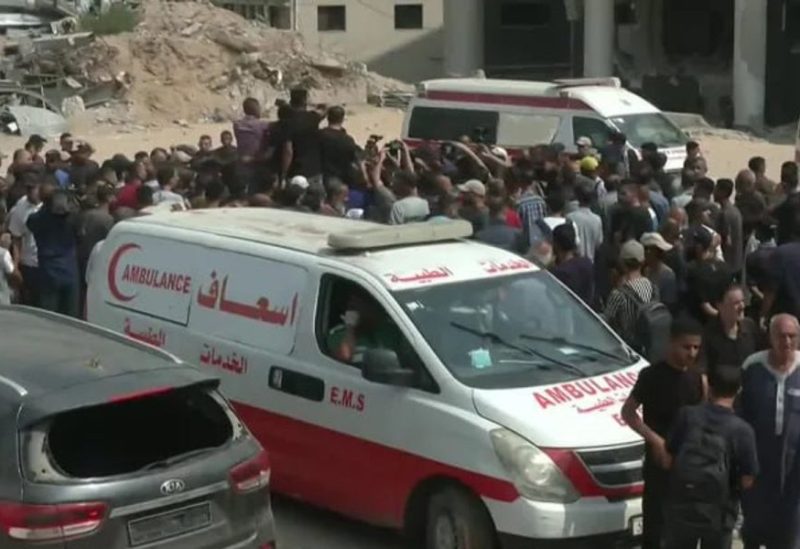 بدء مراسم تشييع جثماني مراسلي الجزيرة في غزة الشريف وقريقع