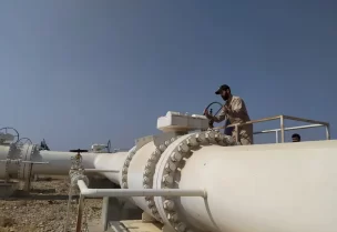 من تحضيرات لإستقبال الغاز الأذربيجاني في محطة الرضوانية للغاز بريف حلب (بالعربية.نت)