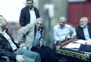 صور تُنشر للمرة الأولى للقادة الشهداء إسماعيل هنية ويحيى السنوار ومحمد الضيف (الموقع الرسمي لحركة حماس)