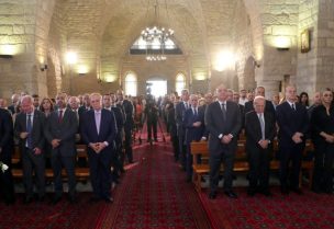 رئيس الجمهورية العماد جوزاف عون يشارك في القداس الالهي في كنيسة سيدة التلة في دير القمر
