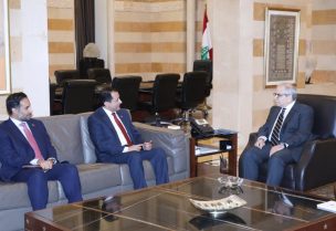 رئيس مجلس الوزراء الدكتور نواف سلام يستقبل سفير دولة قطر في لبنان الشيخ سعود بن عبد الرحمن آل ثاني