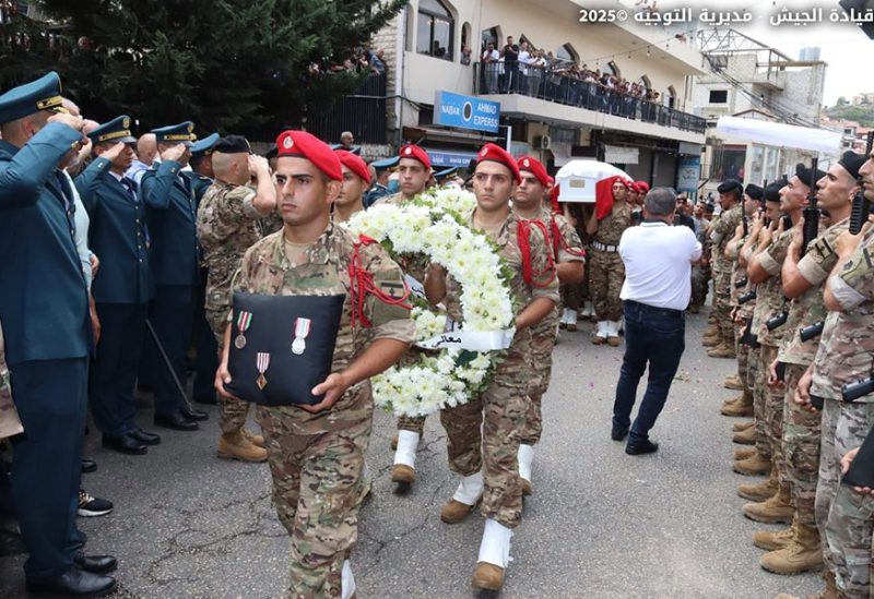 من مراسم تشييع شهيدَي الجيش