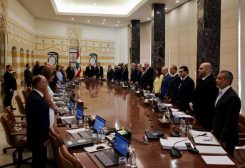 مجلس الوزراء في جلسته في القصر الجمهوري في بعبدا
