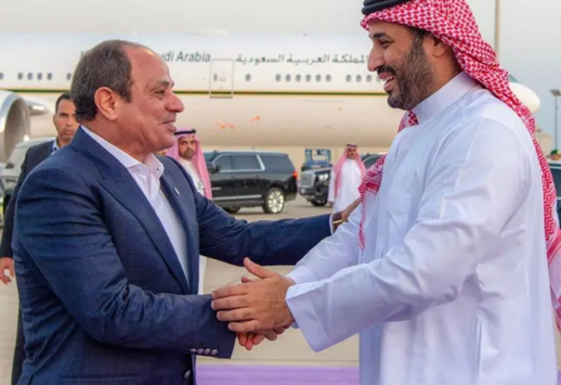 ولي العهد السعودي والرئيس المصري بحثا تطورات أوضاع فلسطين - مصدر الصورةواس