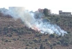 الحريق في القبيات