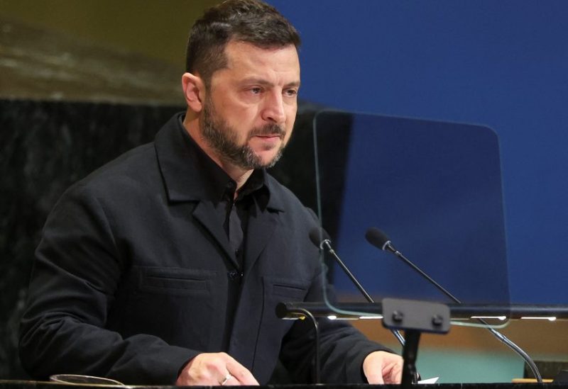 الرئيس الأوكراني فولوديمير زيلينسكي