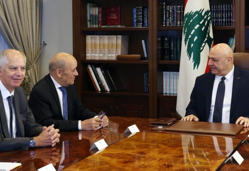 رئيس الجمهورية العماد جوزاف عون في قصر بعبدا الموفد الرئاسي الفرنسي جان إيف لودريان