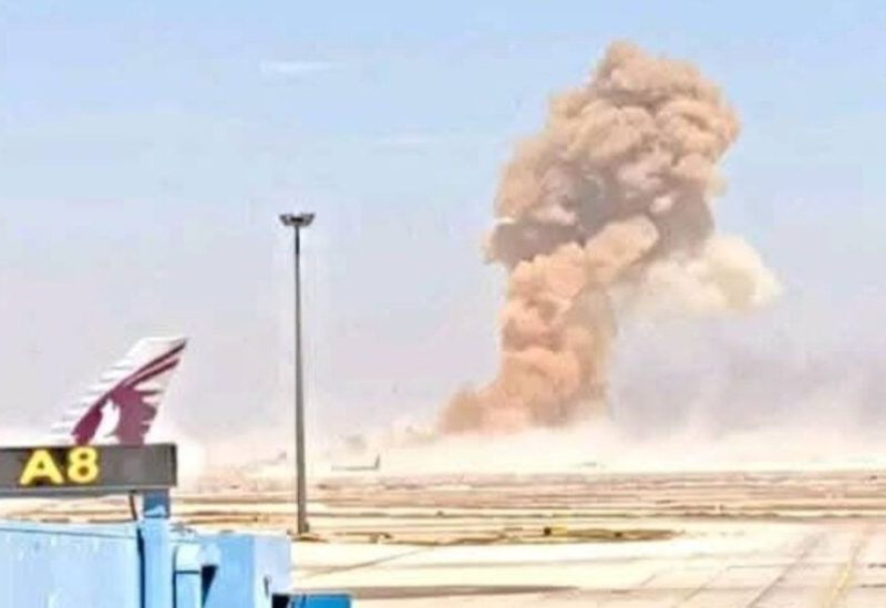 الانفجار الضخم قرب مطار دمشق الدولي