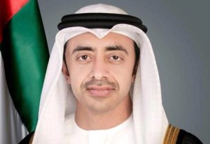 الشيخ عبدالله بن زايد نائب رئيس مجلس الوزراء وزير الخارجية الاماراتي