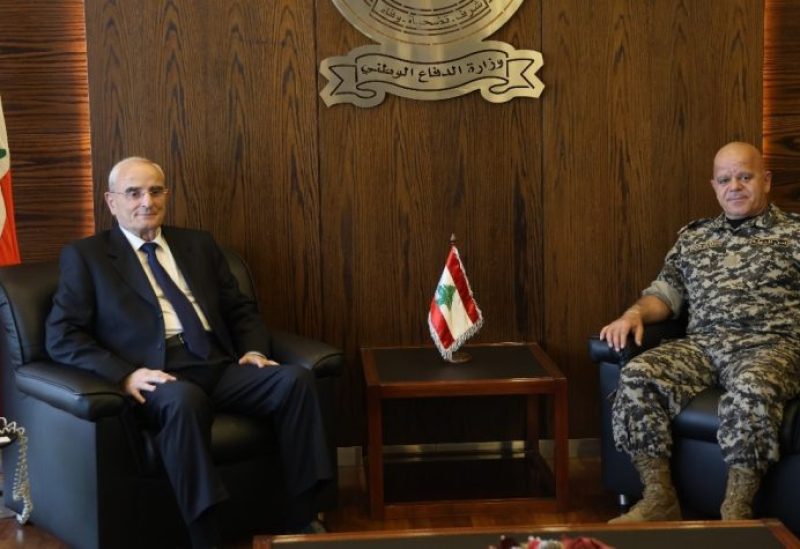 وزير الدفاع الوطني اللواء ميشال منسى استقبل المدير العام لأمن الدولة اللواء الركن إدكار لاوندس