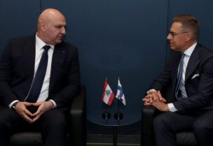 رئيس الجمهورية جوزاف عون، أمام رئيس فنلندا ألكسندر ستاب