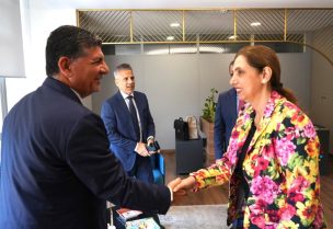 الشيخ بهاء الحريري بالأمينة التنفيذية للإسكوا السيدة رولا دشتي