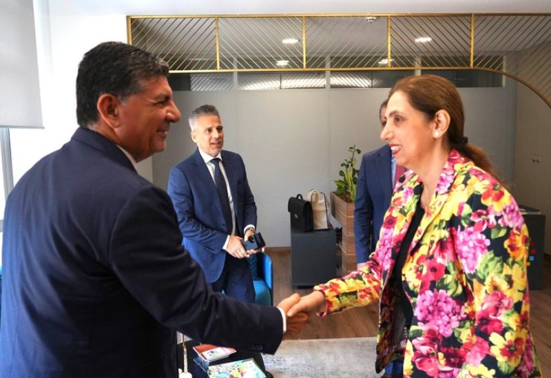 الشيخ بهاء الحريري بالأمينة التنفيذية للإسكوا السيدة رولا دشتي