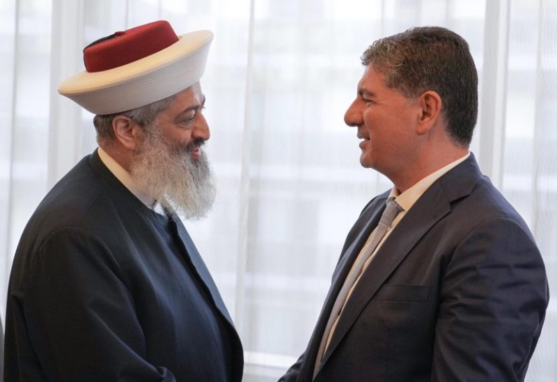 الشيخ بهاء الحريري مع مفتي عكار، الشيخ زيد زكريا