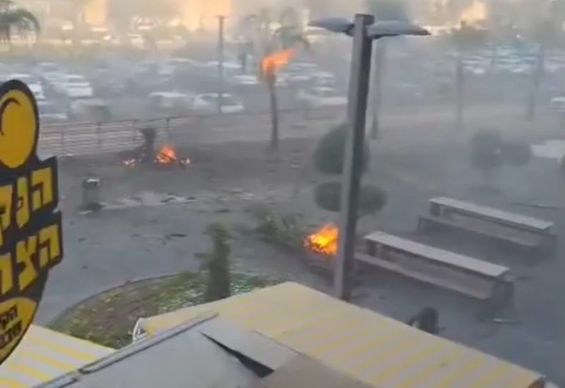 انفجارات وتصاعد دخان في مدينة إيلات