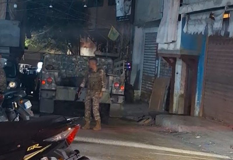 انتشار الجيش اللبناني على مداخل مخيم برج البراجنة