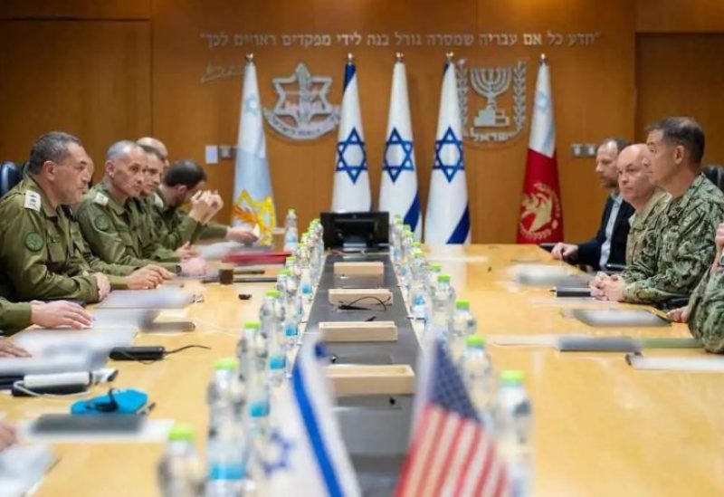 اجتماع براد كوبر برئيس الأركان الإسرائيلي