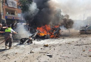 غارة إسرائيلية على سيارة في منطقة تول