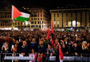 مظاهرات تندلع في أوروبا احتجاجاً على اعتراض البحرية الإسرائيلية لأسطول الصمود