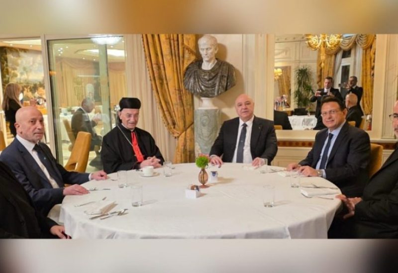 لقاء يجمع الرئيس عون في روما البطريرك الماروني مار بشارة بطرس الراعي