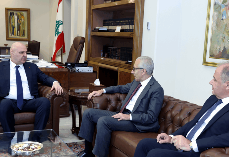 وزير الاقتصاد والتجارة عامر بساط بعد لقائه رئيس الجمهورية العماد جوزاف عون في قصر بعبدا