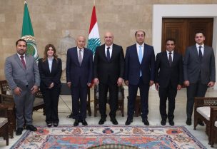 رئيس الجمهورية جوزاف عون عرض خلال لقائه الأمين العام لجامعة الدول العربية أحمد أبو الغيط والوفد المرافق له