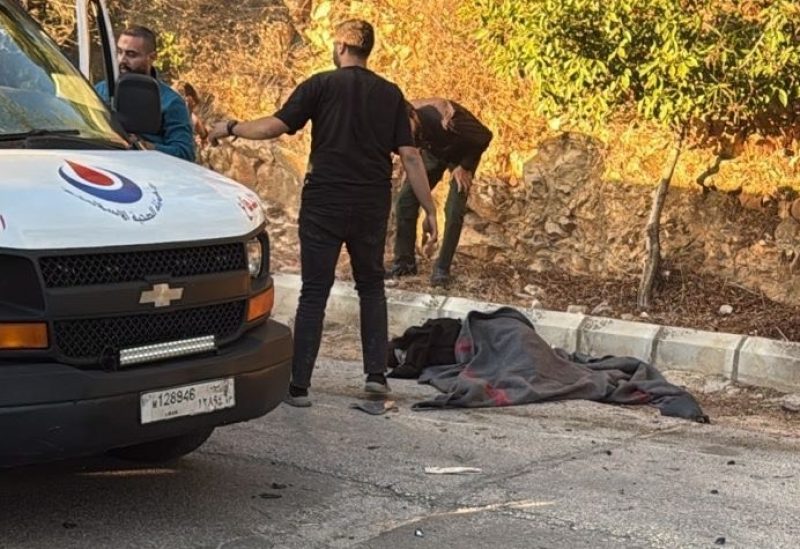 غارة جوية بصاروخ موجه مستهدفة دراجة نارية في طلعة شوكين