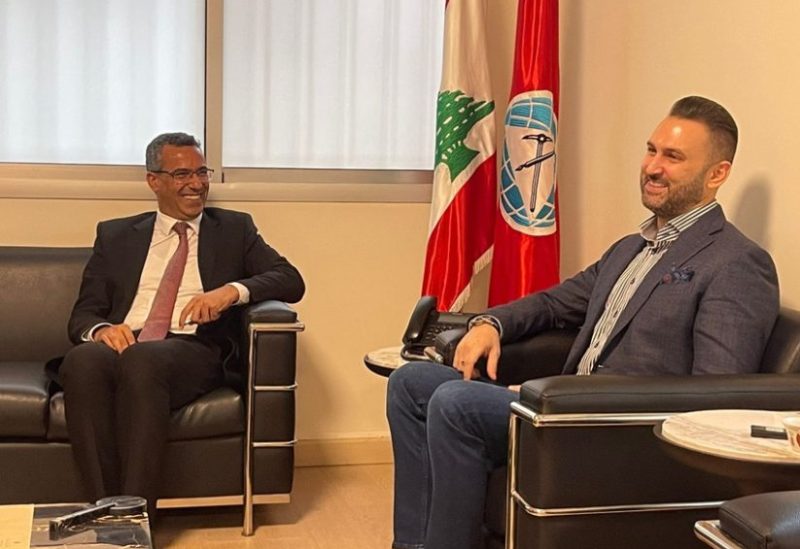 رئيس الحزب التقدمي الاشتراكي النائب تيمور جنبلاط، في كليمنصو، وزير الزراعة نزار هاني