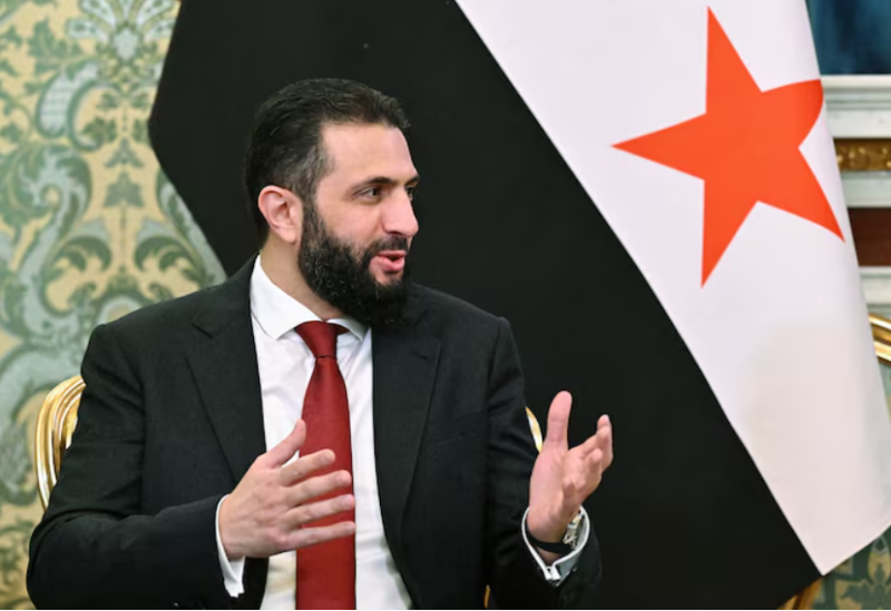 الرئيس السوري أحمد الشرع