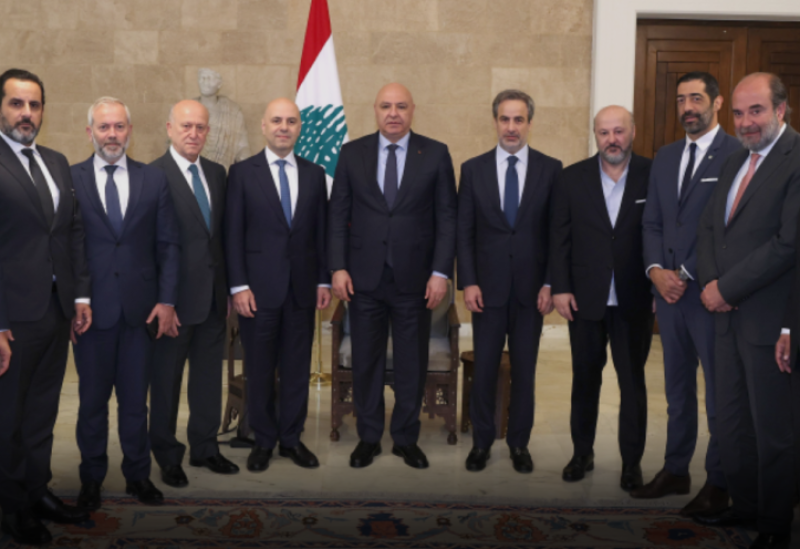 الرئيس عون خلال استقباله وفدا نيابيا يمثل النواب الموقعين على اقتراح قانون تصويت المغتربين