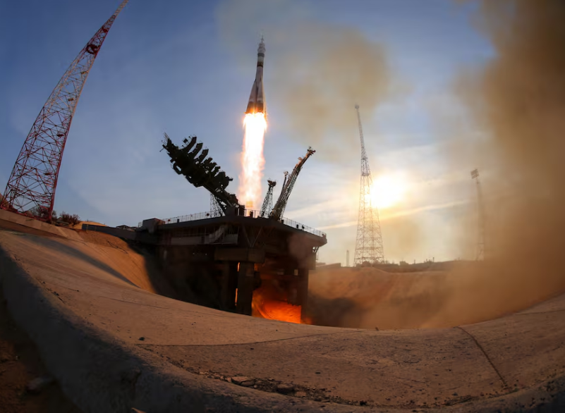 انطلاق مركبة "سويوز إم-إس-28" بنجاح نحو محطة الفضاء الدولية