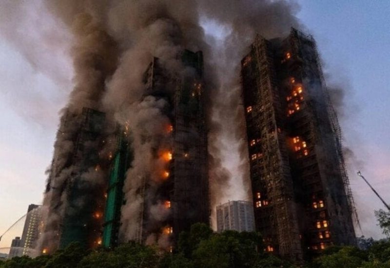 زيادة وفيات حريق أبراج هونغ كونغ