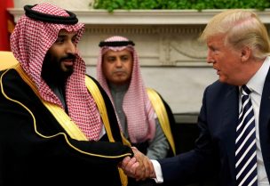ولي العهد السعودي الأمير محمد بن سلمان والرئيس الأمريكي دونالد ترامب (رويترز)