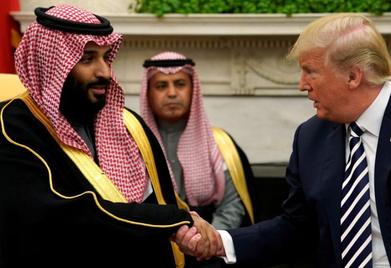 ولي العهد السعودي الأمير محمد بن سلمان والرئيس الأمريكي دونالد ترامب (رويترز)