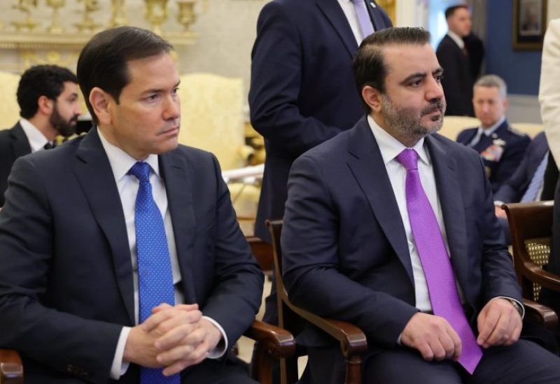 وزير الخارجية والمغتربين أسعد حسن الشيباني ونظيره الأمريكي ماركو روبيو