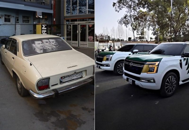 ت بيجو 504 تتجسد كسيارة الشرطة أو المخابرات في زمن الرئيس المخلوع بشار الأسد