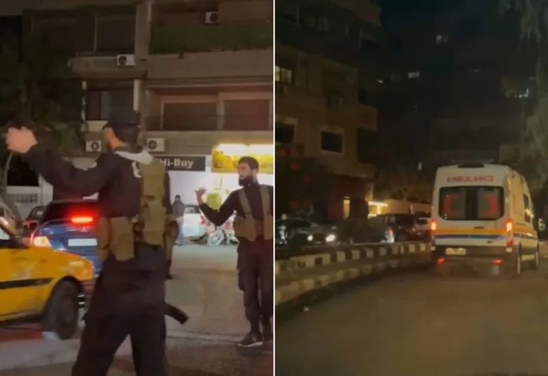 مشاهد من مكان انفجار المزة بدمشق. الجزيرة