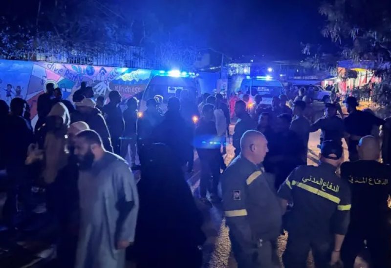 غارة إسرائيلية على مخيم عين الحلوة جنوب لبنان