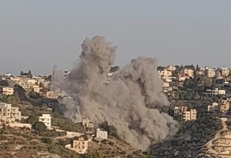غارة إسرائيلية تستهدف بلدة شحور قضاء صور