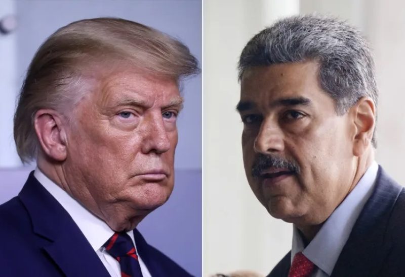 الرئيس الأمريكي دونالد ونظيره الفنزويلي نيكولاس مادورو