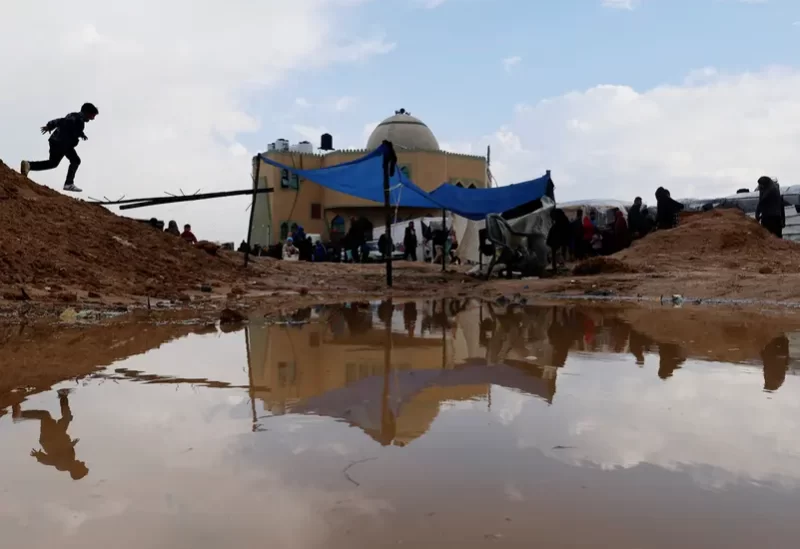 الأمطار في مدينة رفح جنوب غزة - رويترز