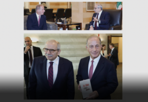 الرئيس نواف سلام خلال استقباله السفير الأميركي الجديد ميشال عيسى في السرايا الحكومية