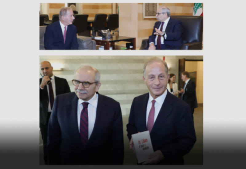 الرئيس نواف سلام خلال استقباله السفير الأميركي الجديد ميشال عيسى في السرايا الحكومية