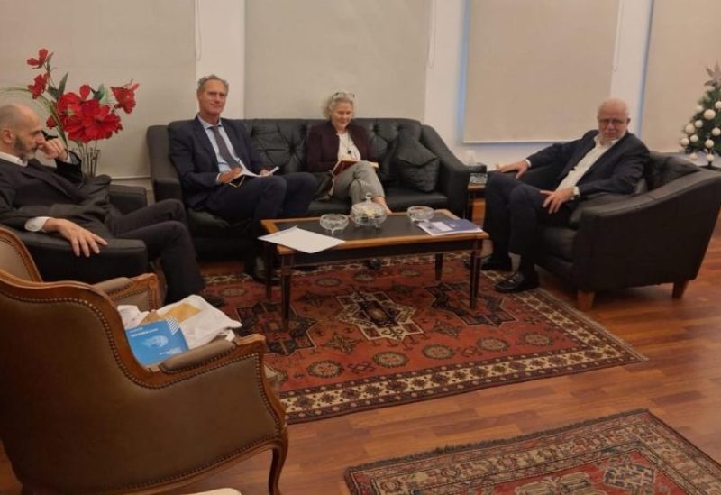 وزير العدل عادل نصار استقبل بعثة الاتحاد الأوروبي لمراقبة الانتخابات EU Election Observation mission، في مكتبه