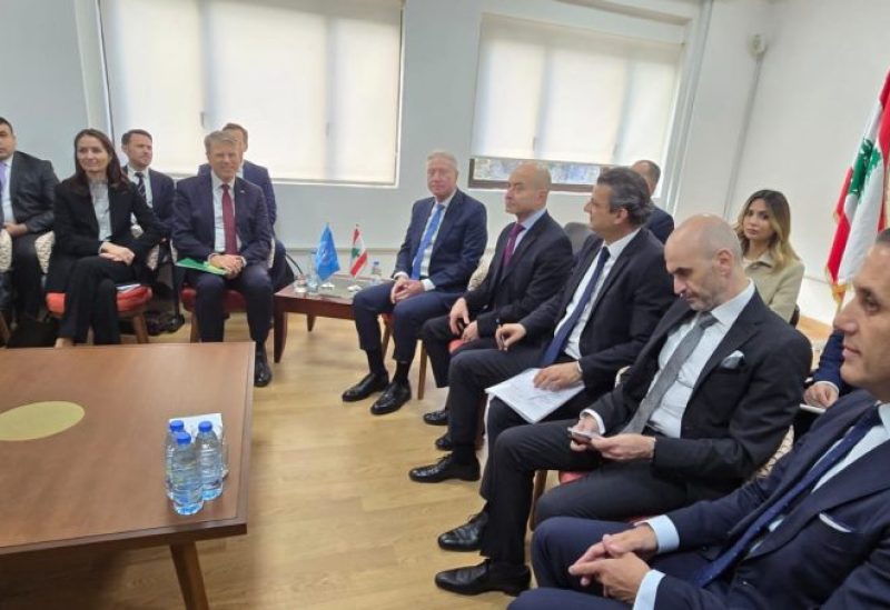 وزير الخارجية والمغتربين يوسف رجّي يستقبل وفدا من سفراء الدول الخمس عشرة الأعضاء في مجلس الأمن الدولي