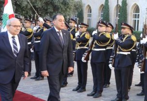 الرئيس نواف سلام و رئيس الوزراء المصري مصطفى مدبولي