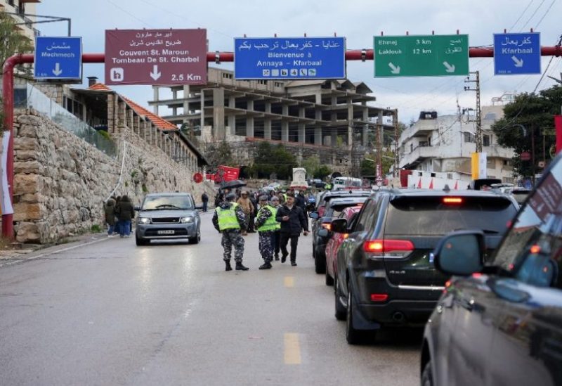 الطريق إلى عنايا قبل وصول البابا لاون