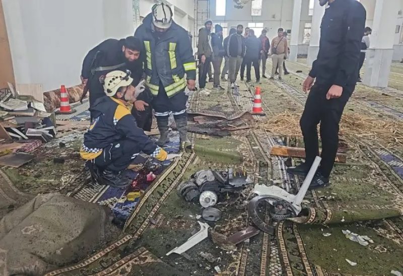 انفجار داخل مسجد في حمص يوقع ضحايا وإصابات