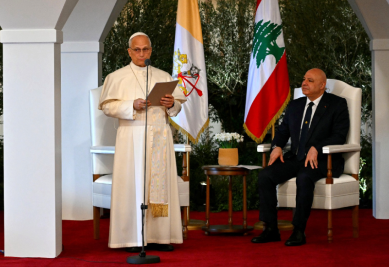 الرئيس جوزاف عون والبابا لاون الرابع عشر